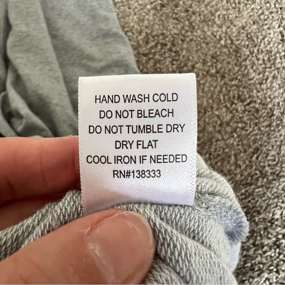 Better Be Heather Grey Drawstring Jumpsuit Size S Loungewear Pockets Casual - Picture 6 of 6